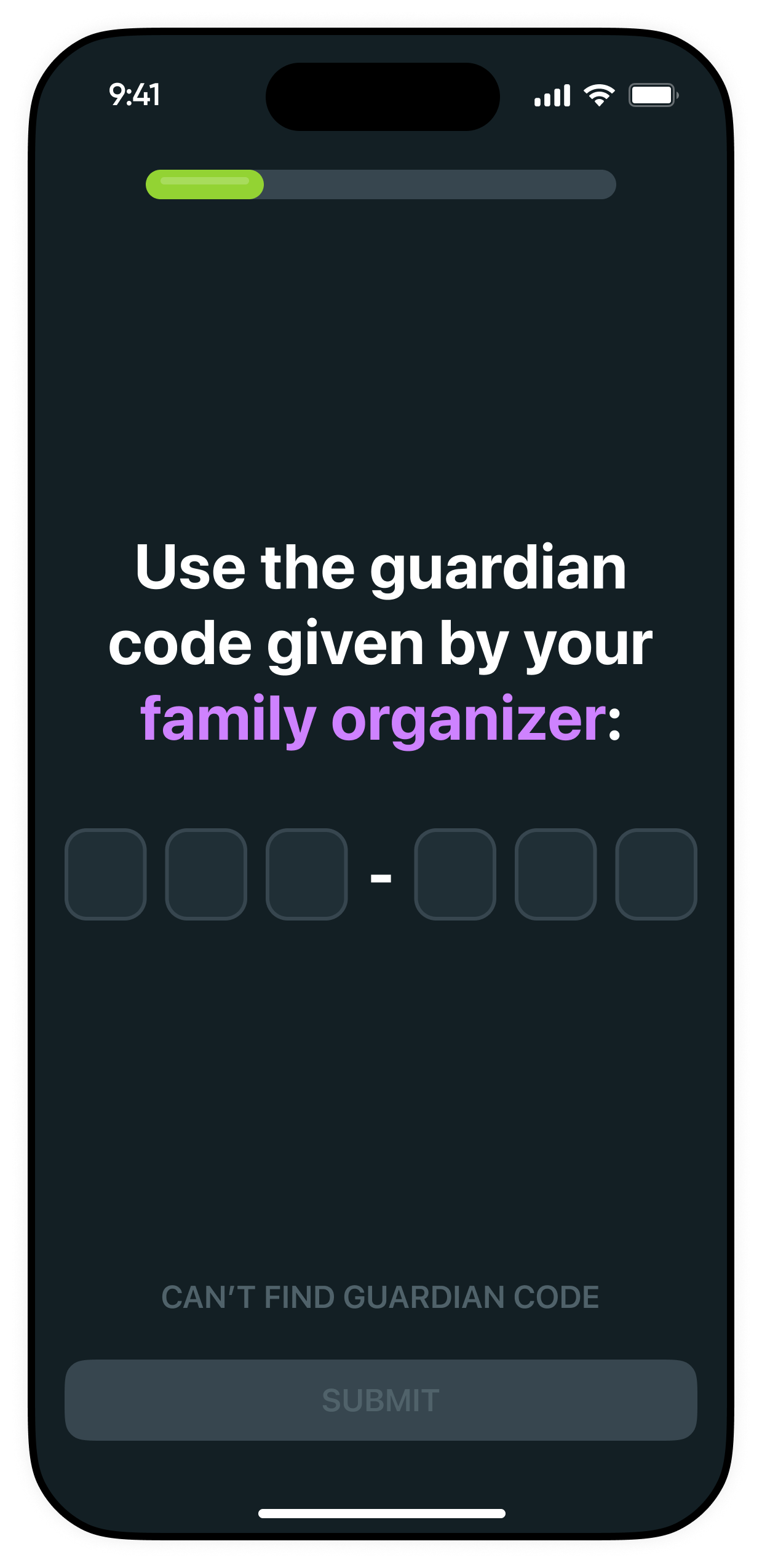 Step 5: Join family circle in KidoPal on adult device